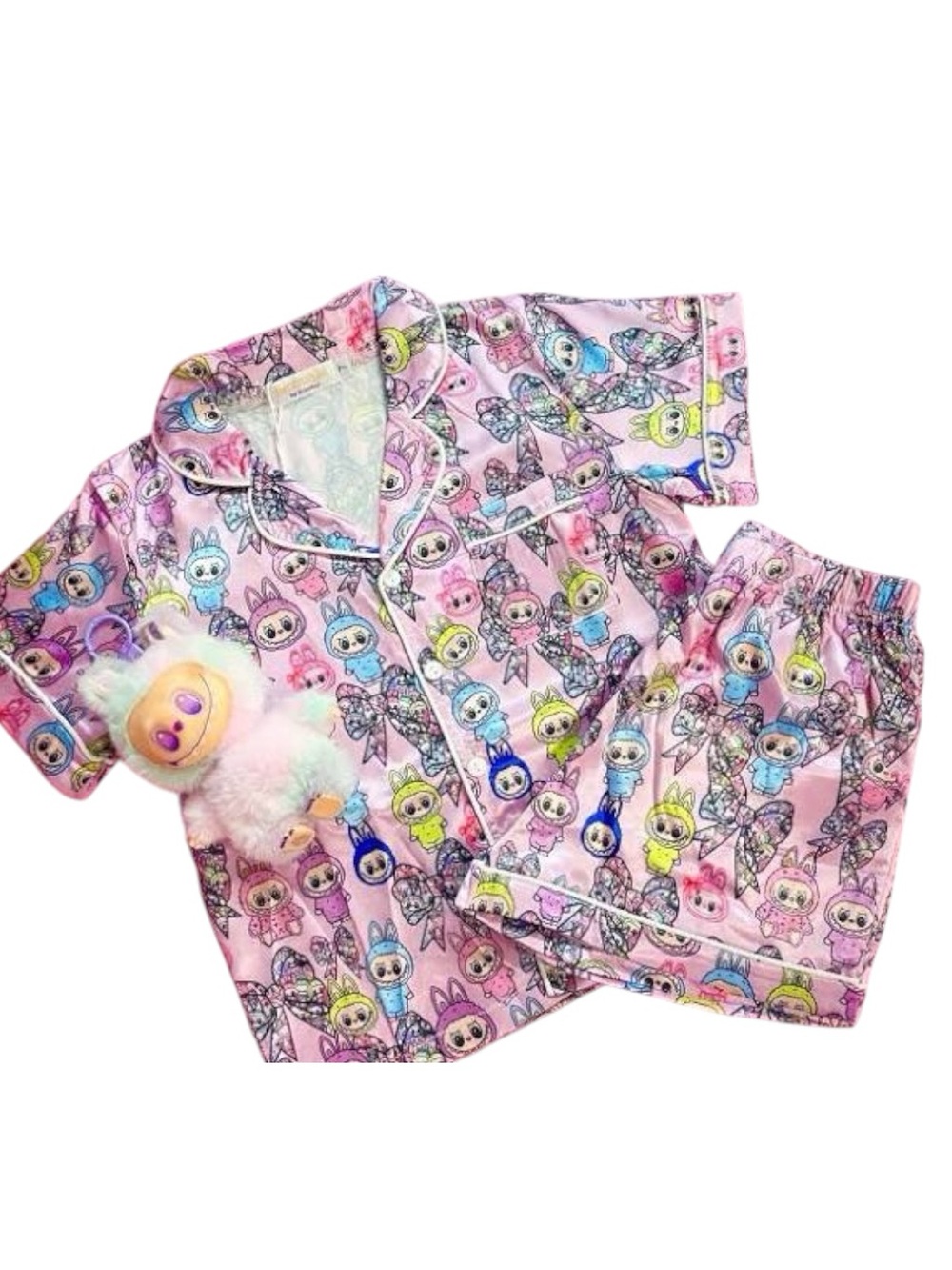 TWEENSTYLE by STOOPHER Labubu satin pajamas